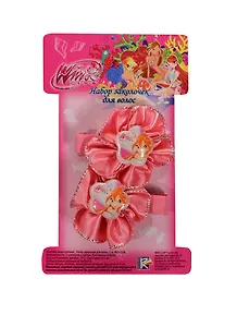 Набор заколочек для волос Winx Бантики (23131) (2шт) (розовые) (упаковка)