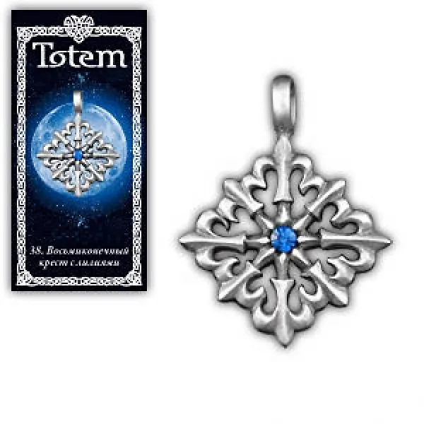 Амулет TOTEM №38 "Крест с лилиями" (металл) (71138) 2368341 — 2