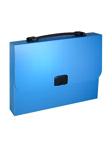 Портфель "Neon" пластик, голубой, Erich Krause