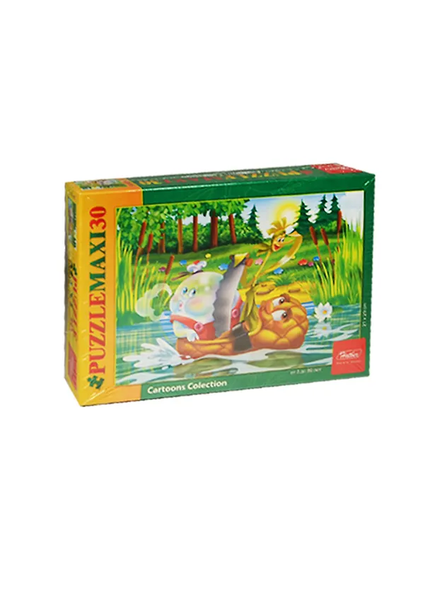 Пазлы 30 MAXI А4ф Пузырь Соломинка и Лапоть (30П34_12735) (21х29см) (3-99л.) (Hatber) (коробка) 2473402 — 1