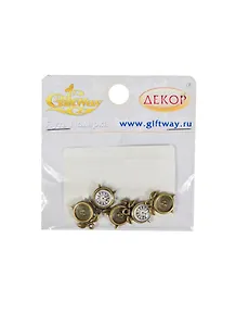 Фурнитура металл подвеска Часы латунь (00010207) (5шт) (15х10мм) (5гр/уп)
