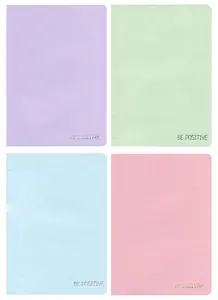 Тетрадь Be positive, 42 листа, в ассортименте