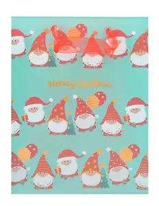 Пакет А4 25*29*8,5 "New Year" НГ, пластиковый, ассорти