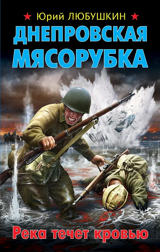 Книга Днепровская мясорубка. Река течет кровью (Юрий Любушкин) — 1