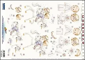 Аппликация бумажная вырубная серии "Морхедс" (G82151) Свадьба 2 2261018