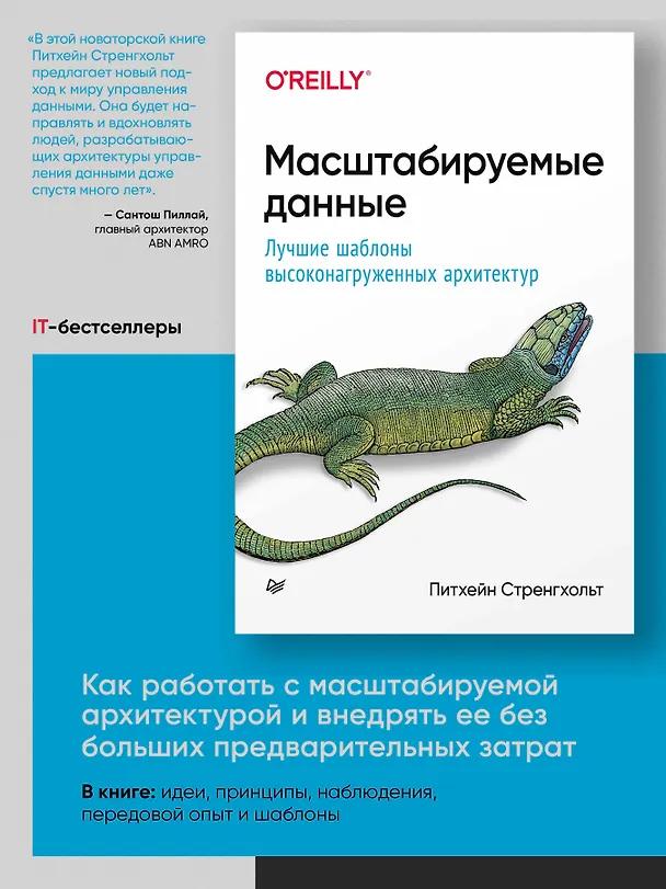 Книга Масштабируемые данные. Лучшие шаблоны высоконагруженных архитектур (Питхейн Стренгхольт) — 3