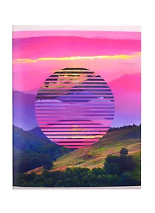 Тетрадь в клетку Unnika, "Гармония природы", 96 листов, в ассортименте