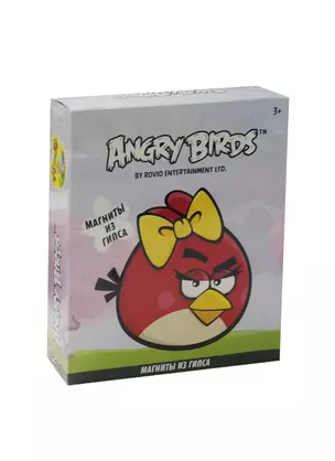 Набор для изгот. магнитов из гипса Angry Birds-девочка (84427) (коробка) (3+) — 2360101 — 1