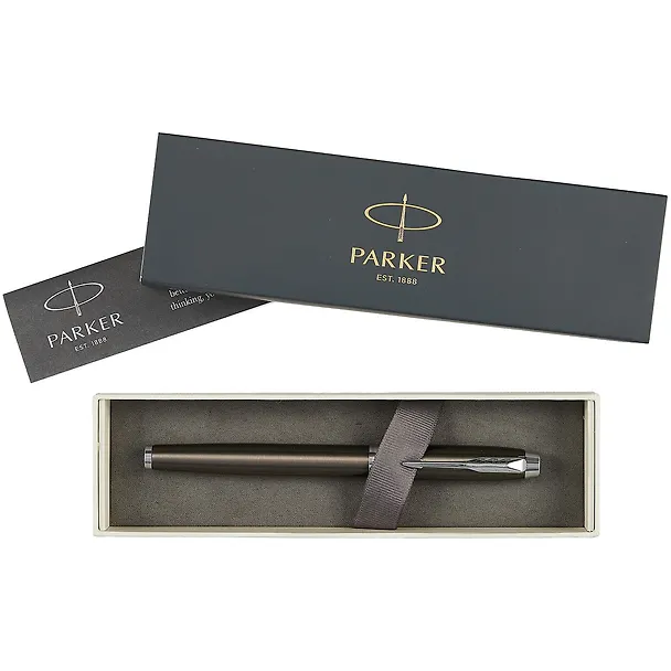 Перьевая ручка Parker, IM Dark Expresso CT, синяя 250198 — 3