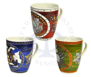 Кружка "Ордена (Награды России)", 0,35л, фарфор, цветн.