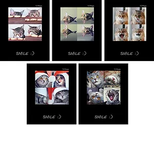 Тетрадь 48л кл. "Забавные кошки (Smile)" ассорти, Unnika