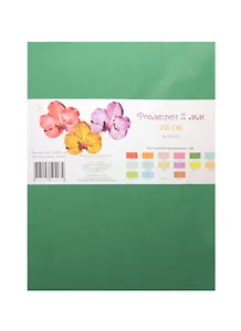 Фоамиран Рукоделие (F2-05) (зеленый) (5 листов) (2мм) (21х29,7см) (упаковка)