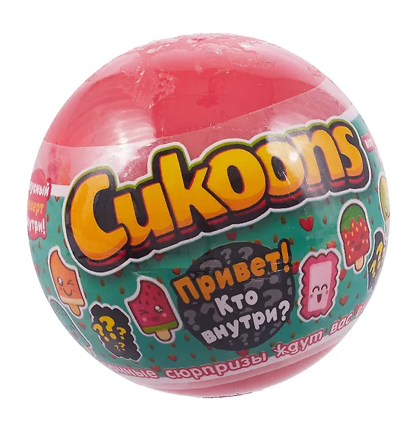 Игрушка, Десерты Cukoons (мягконабивная), 7см в пластмассовом шаре SP0007 351188 — 2