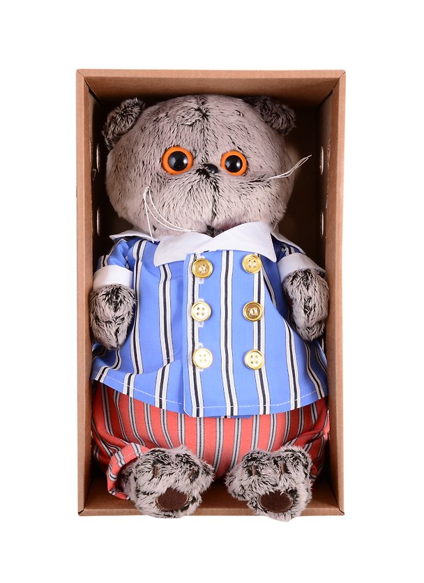 Игрушка мягкая Budi Basa, Басик в полосатом костюме (25 см) (Ks25-155) 2834874 — 1