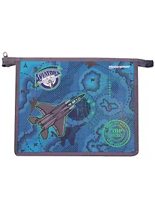 Папка для тетрадей А5 "Авиация", на липучке