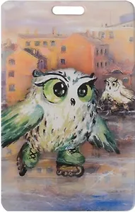 Чехол для карточек Сова на роликах