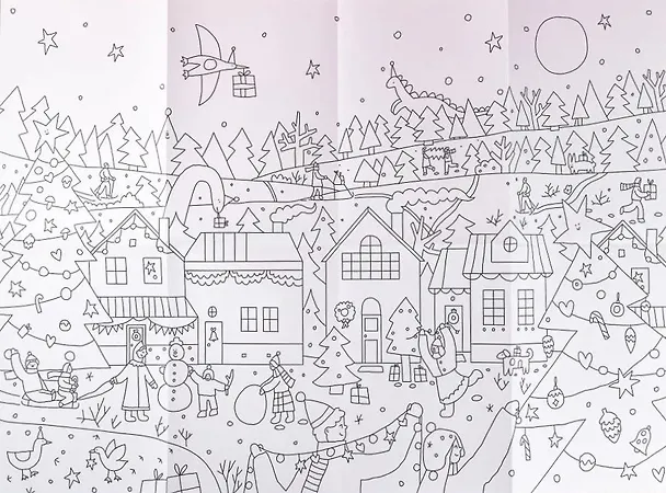 Книга Скоро Новый год! Раскраска-плакат (Алина Умирова) — 2