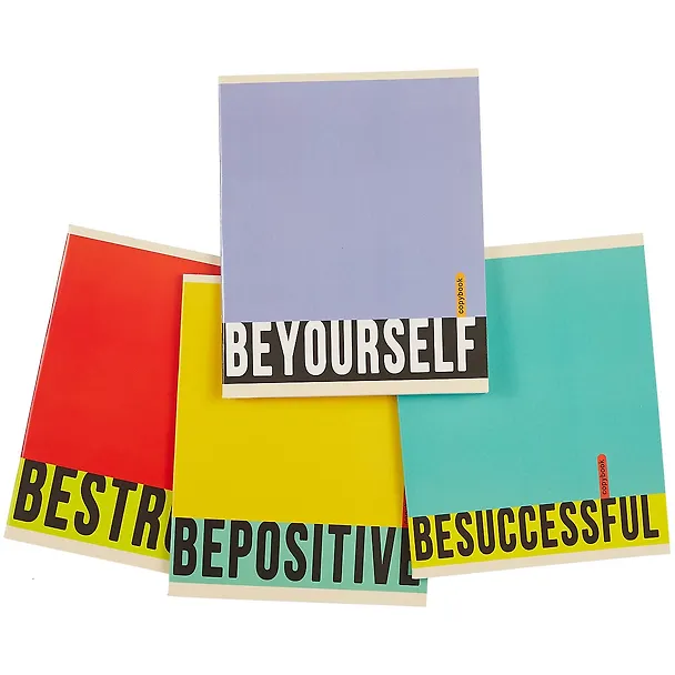 Тетрадь общая «Be positive» в ассортименте, 48 листов в клетку, А5 - Listoff 259494 — 6