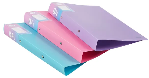 Папка на 2 кольцах «Pastel», 40 мм, А4, в ассортименте, Yoi 3055384 — 5