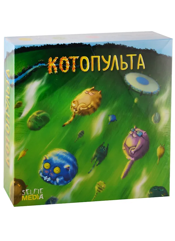 Настольная игра Selfie Media Котопульта в кортонной коробке 1760 2763005 — 1