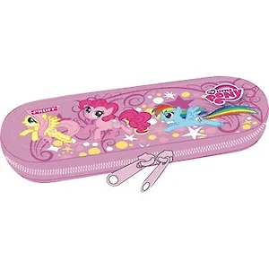 Пенал 1отд. "My little pony" металлический, на молнии, PROFF