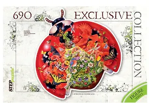 Пазл Step puzzle Божья коровка (фигурный), 584х570, 690 элементов, клей в комплекте 307187