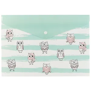 Папка-конверт А4 на кнопке "Be Awesome"