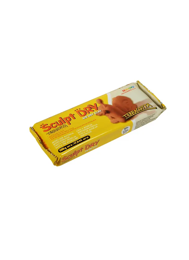 Глина для моделирования 500г "Sculpt Dry" терракотовая, MUNGYO 235236 — 1