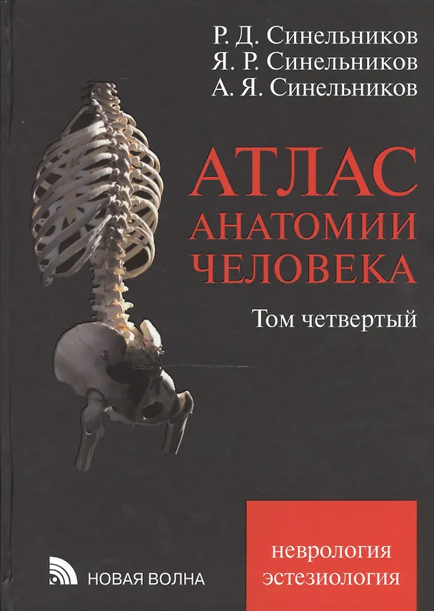 Книга Атлас анатомии человека. В 4 т. Т. 4. Неврология. Эстезиология. 7-е изд. (Рафаил Синельников) — 1