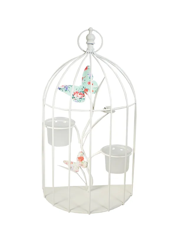 Клетка декоративная с подсвечниками (35х20х9) (725103) 2422918 — 1