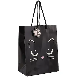 Подарочный пакет «Black cat», А5