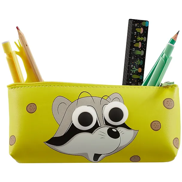 Пенал-косметичка «Crazy raccoon», 9 x 19 см 250031 — 3