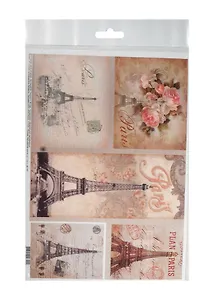 Декупажная карта Эйфелева башня France (А4) (Karal318) (упаковка)