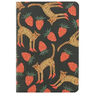 Записная книжка «Fashion print» А6, 32 листа в линейку, сшивка, Kairui