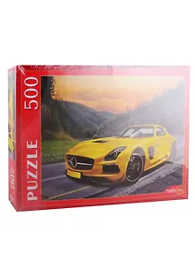 Пазл РЫЖИЙ КОТ 500 эл. 50*34,5см. Спортивное авто РК500-7839