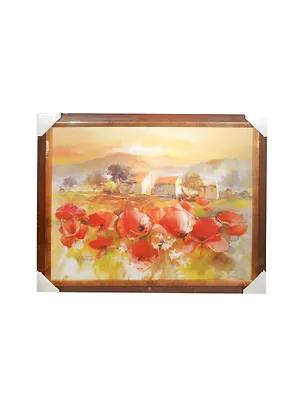 Картина Поле с маками (sj 86) (40х50) 2465428