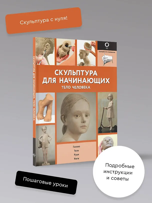 Книга Скульптура для начинающих. Тело человека (Берит Ильдр, Филипп Шазо) — 5