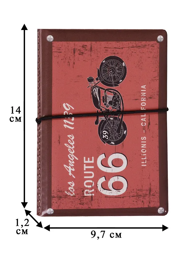 Автодокументы Номерной знак Route 66 (бордовый) 2509082 — 3