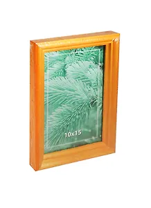 Фоторамка деревянная 10*15 Янтарь (40)