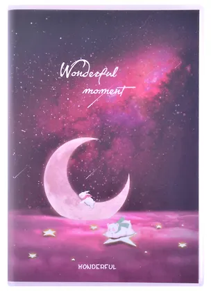 Записная книжка А6 64л лин. "Wonderful moment" ПВХ-обл., ассорти 262059
