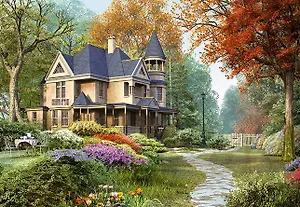 ЧГ:2260225 Пазл 2000 С-200344 Викторианский сад (Castorland)