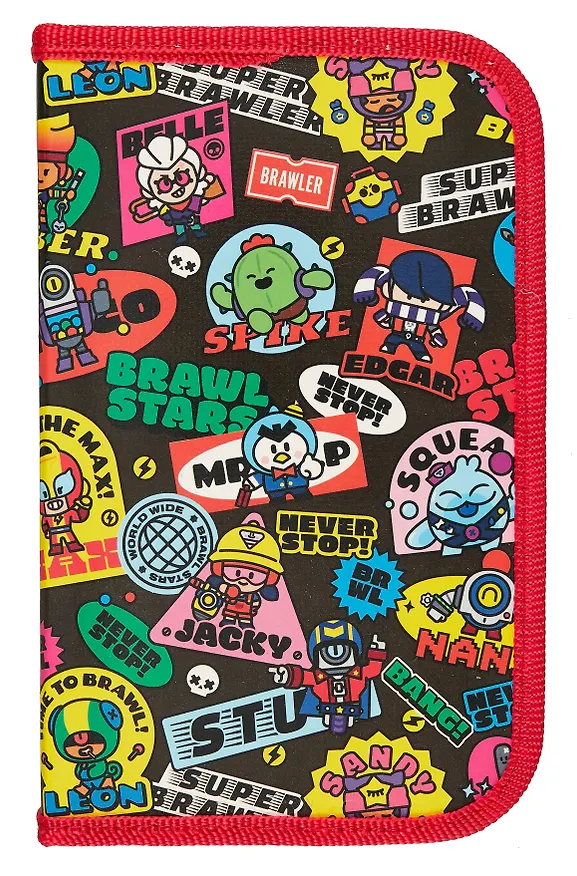 Пенал 1отд. "Brawl Stars. Black edition" 190*110, лам.картон, инд.уп. 3046792 — 5