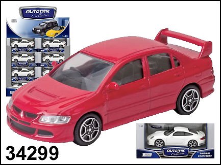 Машинка Mitsubishi Lancer Evolution 8 (1:43) (34299) (коробка) 2294625 — 1