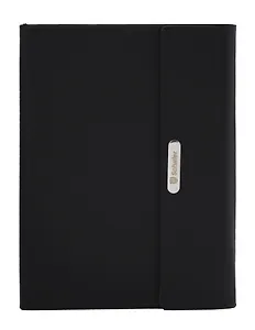 Книга для записей А5, 100 листов в клетку, на магните, синяя, Schiller