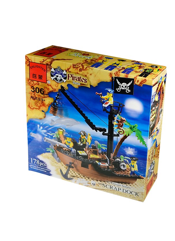 Конструктор Pirates (178 дет.) (306) (705561) (9+) (коробка) 2408526 — 1