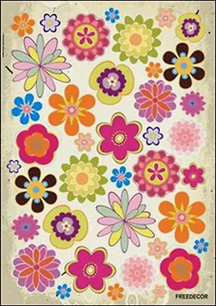 Скраб-карта Цветочная поляна А4 (sck048) 2342819