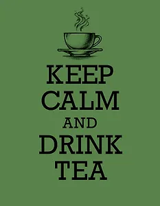 Книга для записи рецептов. KEEP CALM and DRINK TEA