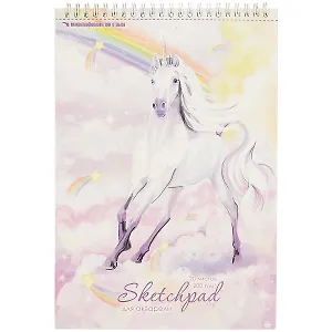 Скетчбук «Единорог», акварельная бумага, 20 листов, А4