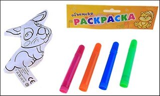 Игрушка-раскраска Зайка (4 маркера) (495040) (упаковка) 2355084 — 1