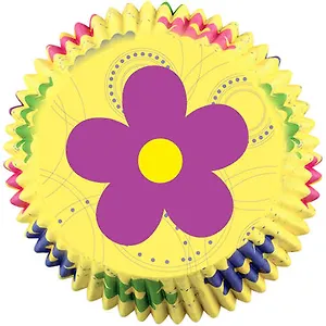 Wilton Набор бумажных форм для кексов: Танцующие цветы, 50 шт.